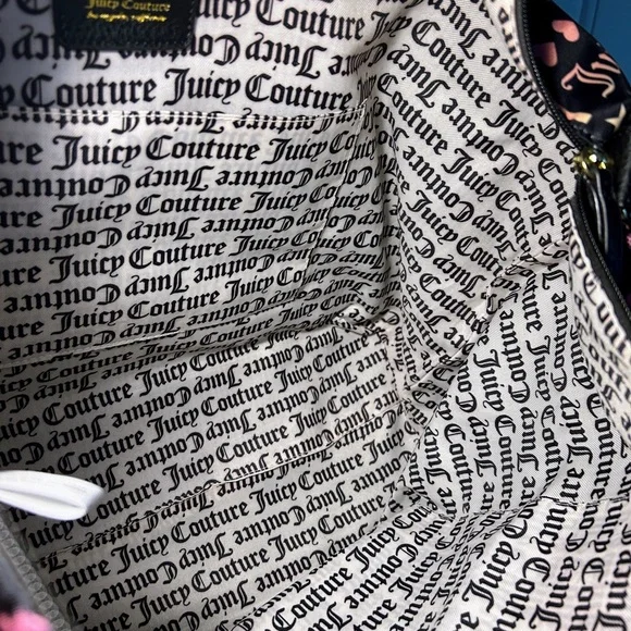 Juicy Couture Rainbow Logo Print Tote Bag - Picture 9 of 11